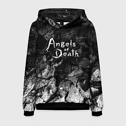 Толстовка-худи мужская Angels of Death black graphite, цвет: 3D-черный