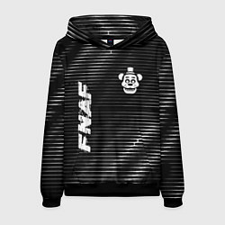 Толстовка-худи мужская FNAF metal game lines, цвет: 3D-черный