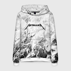 Мужская толстовка Metallica white graphite