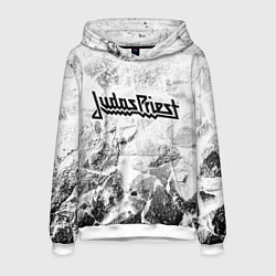 Мужская толстовка Judas Priest white graphite