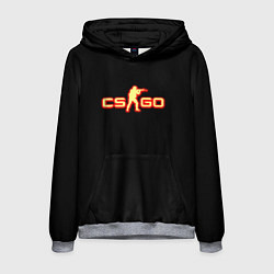 Мужская толстовка CSGO огненное лого