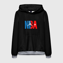 Толстовка-худи мужская NBA sport, цвет: 3D-меланж