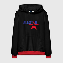 Толстовка-худи мужская All stars logo, цвет: 3D-красный