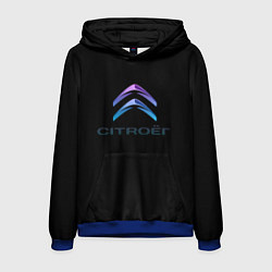 Мужская толстовка Citroen logo neon