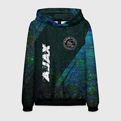 Мужская толстовка Ajax glitch blue