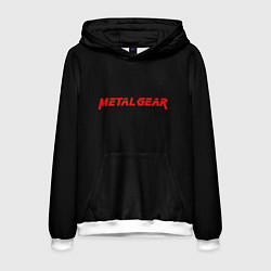 Мужская толстовка Metal gear red logo