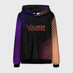 Мужская толстовка Valheim logo pattern