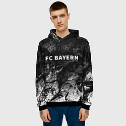 Толстовка-худи мужская Bayern black graphite, цвет: 3D-черный — фото 2