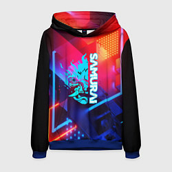 Мужская толстовка Samurai neon game