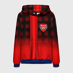 Толстовка-худи мужская Arsenal fc sport geometry steel, цвет: 3D-синий