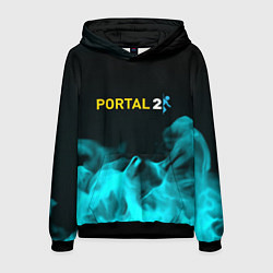 Мужская толстовка Portal fire blue