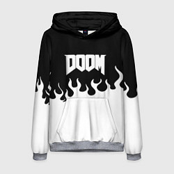 Мужская толстовка Doom fire white