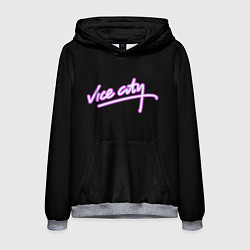 Мужская толстовка Vice city logo neon