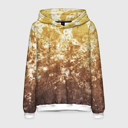 Мужская толстовка Абстракция - yellow sad weather