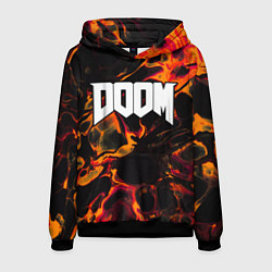 Мужская толстовка Doom red lava