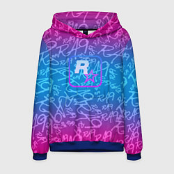 Мужская толстовка Rock star neon