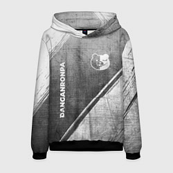 Мужская толстовка Danganronpa - grey gradient вертикально