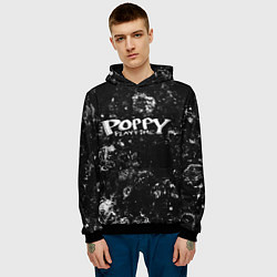 Толстовка-худи мужская Poppy Playtime black ice, цвет: 3D-черный — фото 2