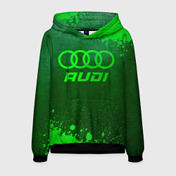 Мужская толстовка Audi - green gradient