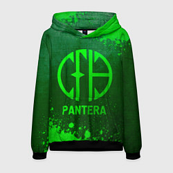 Мужская толстовка Pantera - green gradient