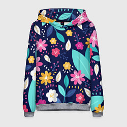 Мужская толстовка Абстракция цветочный фон