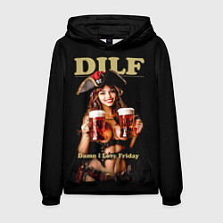 Мужская толстовка DILF - damn I love Friday