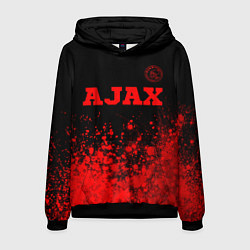 Мужская толстовка Ajax - red gradient посередине