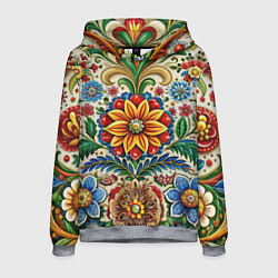 Мужская толстовка Русские классические узоры и орнамент