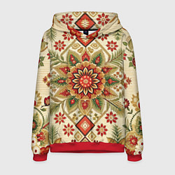 Мужская толстовка Стиль советского ковра узоры и орнамент