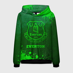 Мужская толстовка Everton - green gradient