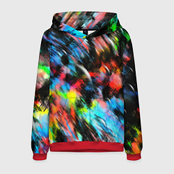Мужская толстовка Цветные краски абстракция
