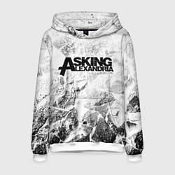 Мужская толстовка Asking Alexandria white graphite