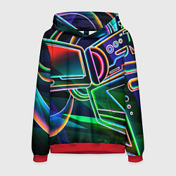 Мужская толстовка Неоновая психоделика геймер