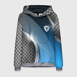 Мужская толстовка Tesla carbon steel