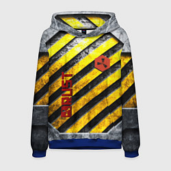 Толстовка-худи мужская RUST grunge, цвет: 3D-синий