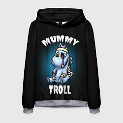 Толстовка-худи мужская Mummy troll, цвет: 3D-меланж