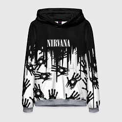 Мужская толстовка Nirvana rok hand