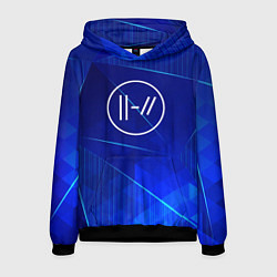 Мужская толстовка Twenty One Pilots blue poly