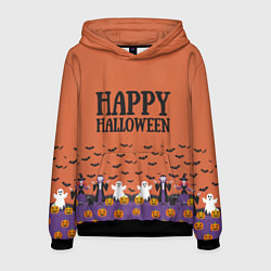 Мужская толстовка Happy Halloween pattern