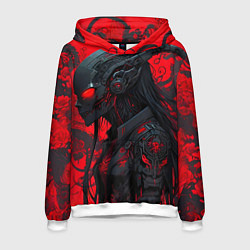 Мужская толстовка Девушка в стиле киберпанк