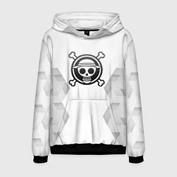 Мужская толстовка One Piece white poly