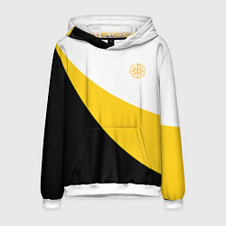 Мужская толстовка Мы русские с нами Бог малый желтый КЦК Николай II