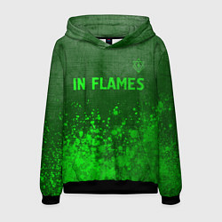 Мужская толстовка In Flames - green gradient посередине