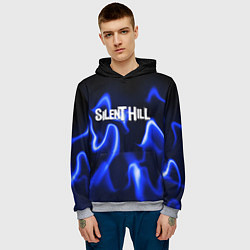 Толстовка-худи мужская Silenthill тень призрака, цвет: 3D-меланж — фото 2