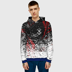 Толстовка-худи мужская Berserk 1997, цвет: 3D-синий — фото 2