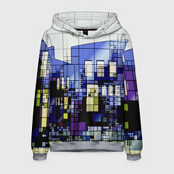 Мужская толстовка Городской пейзаж