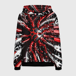 Мужская толстовка Красно-белая инфекция