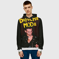 Толстовка-худи мужская Depeche Mode - Dave, цвет: 3D-белый — фото 2