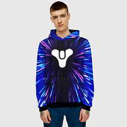 Толстовка-худи мужская Destiny neon energy, цвет: 3D-черный — фото 2