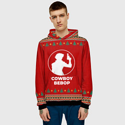 Толстовка-худи мужская Cowboy Bebop new year, цвет: 3D-черный — фото 2